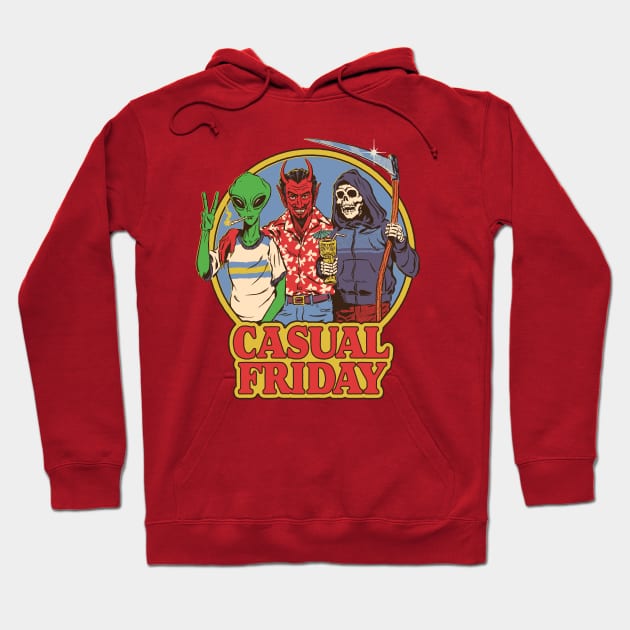 Casual Friday Hoodie by Steven Rhodes